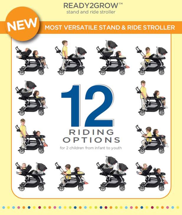 graco sit to stand double stroller